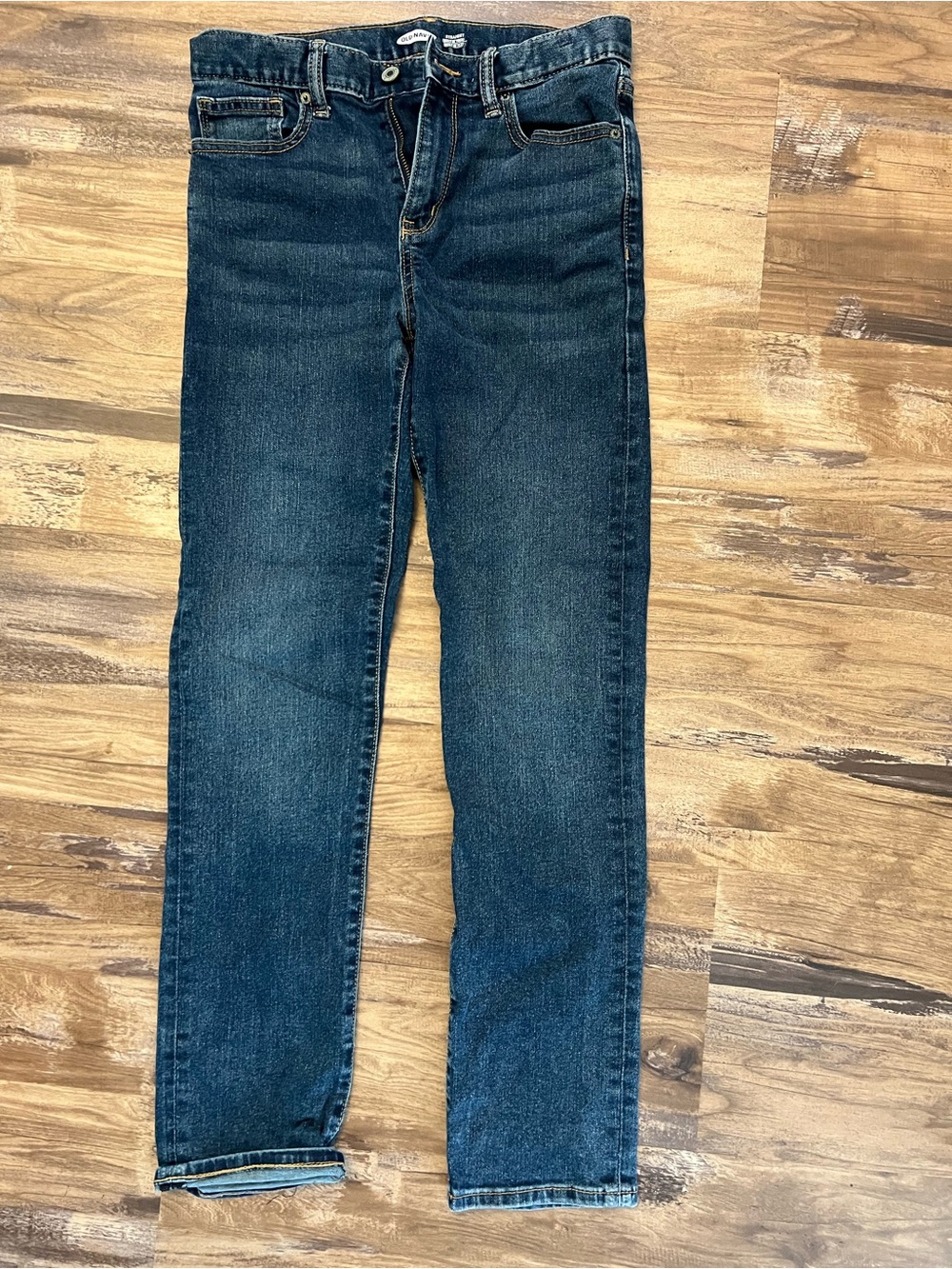 Old Navy Boys Dark Blue Straight Leg Jeans
